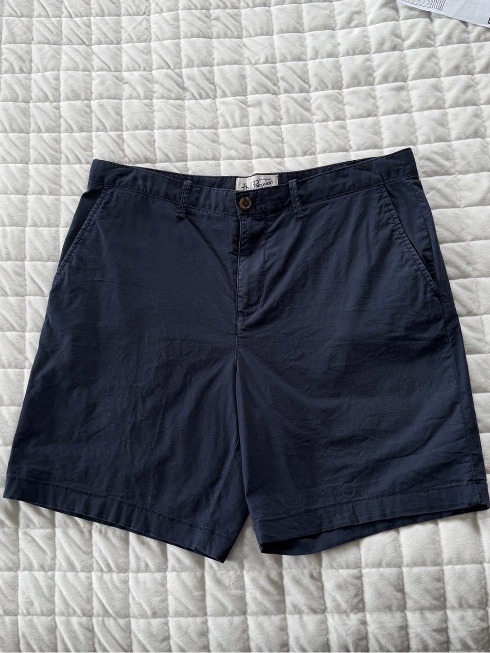Classic Men's Navy Chino Shorts